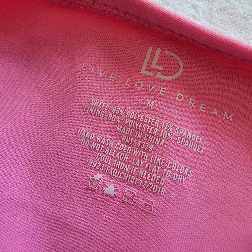 BOGO Live Love Dream by Aeropostale Pink Low Rise Bikini Bottom Size Medium - Picture 4 of 5